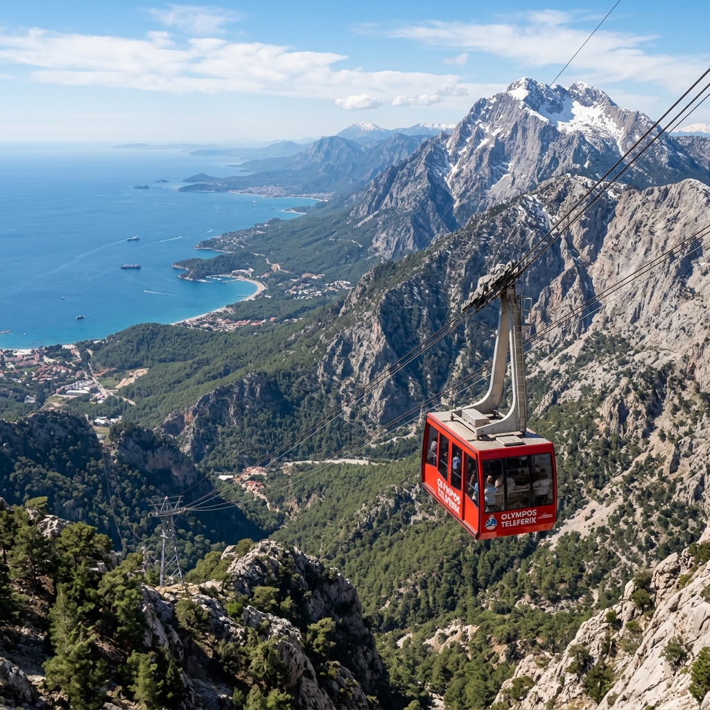 Tahtalı Dağı'nda Teleferik Heyecanı: Olympos Teleferik
